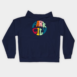 Park City Colorful Circle Graphic Kids Hoodie